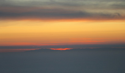 Fototapeta na wymiar Sunset in Southern California