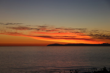 Fototapeta na wymiar Sunset in Southern California