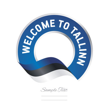 Welcome to Tallinn Estonia flag logo icon