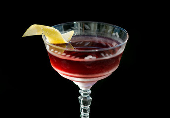 Cocktail in Vintage Glass
