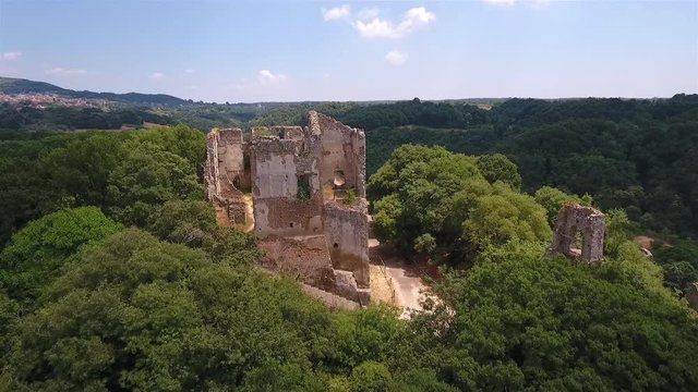 ruins of the Orsini-Altieri Castle, Canale Monterano, Lazio, Italy