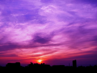 初夏空のマジックアワー