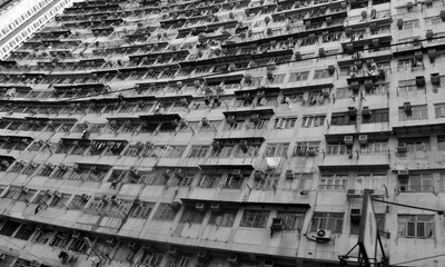 The crowded apartment in Hongkong. What a vertical city!