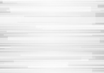 Abstract white geometric overlap on gray background