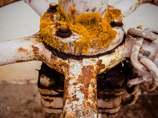 Corroded Metal Wheel
