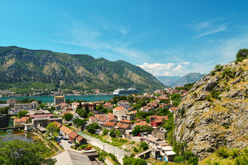 Fototapeta na wymiar View on Kotor bay