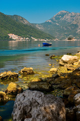 Obraz premium View on Boka Kotorska bay