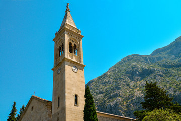 Fototapeta premium The facade of the church of St. Eustace