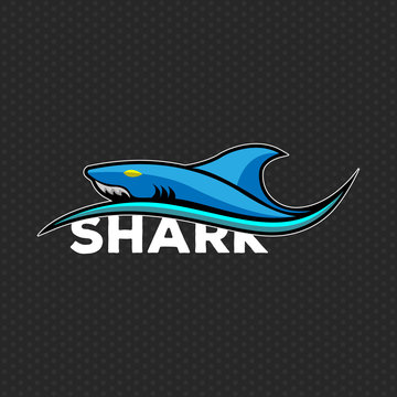 Shark logo vector Vector illustration