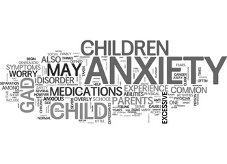 A CLOSE ENCOUNTER WITH GAD TEXT WORD CLOUD CONCEPT © Bualong