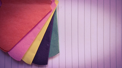 art and craft paper flower and colorful texture and background