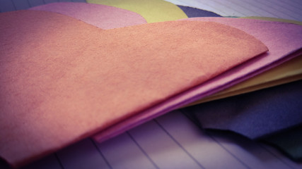 art and craft paper flower and colorful texture and background