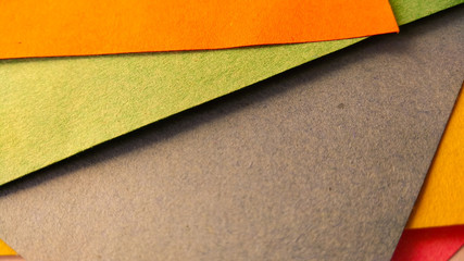 colorful Paper art  and craft background in craft style