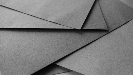 black and white Paper art  and craft background in craft style