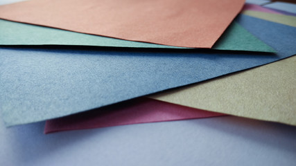 colorful Paper art  and craft background in craft style