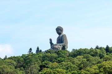 Giant Buddha statue/Po Lin Monastery at Ngong Ping,Hong Kong