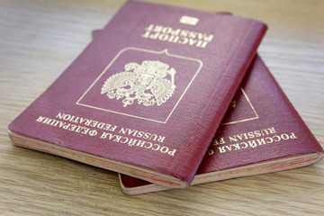 Two passports of citizens of the Russian Federation
