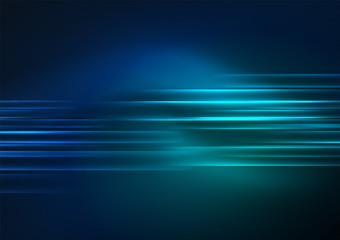 Glowing futuristic lines