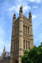 Fototapeta na wymiar London - Victoria Tower