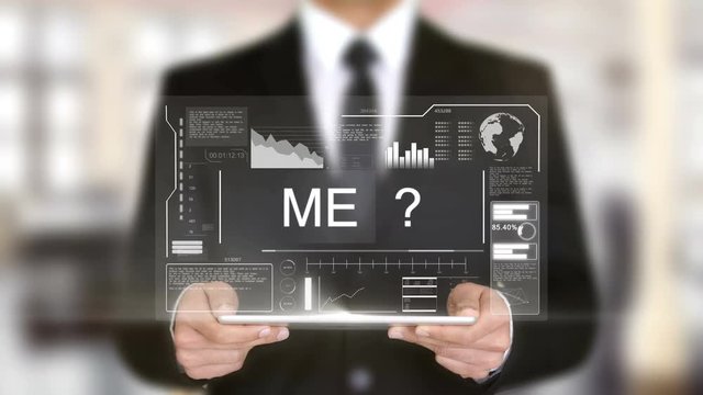 Me ?, Hologram Futuristic Interface, Augmented Virtual Reality