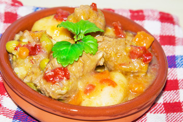 Beef stew with potatoes