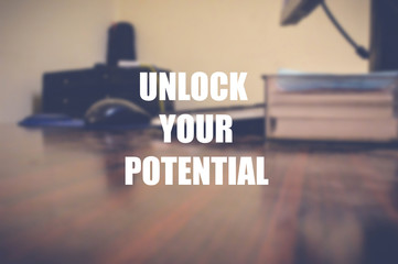 unlock your potential with blurring office background