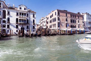 Various views of the tourist city of Venice, Italy