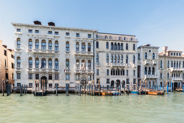 Various views of the tourist city of Venice, Italy