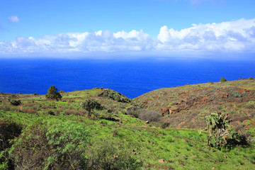 Fototapeta na wymiar Idyllic seaside on La Palma Island, Canary Islands, Spain