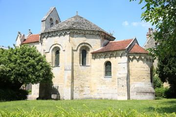 Fototapeta na wymiar Medieval chapel in Laon, Picardie, France