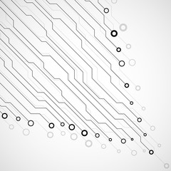 Circuit board, technology background, vector illustration eps 10