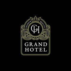 Vintage label template