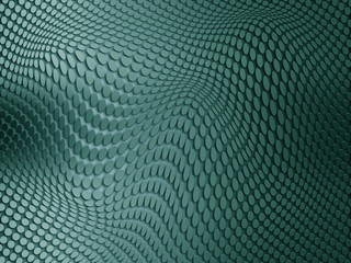 Abstract green metal background 
