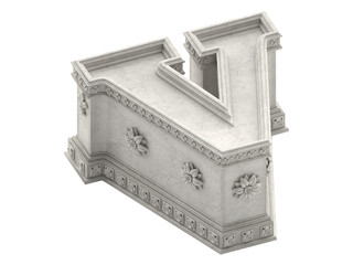 Marble architecture font
