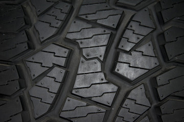 Car tire background, Tyre texture closeup background