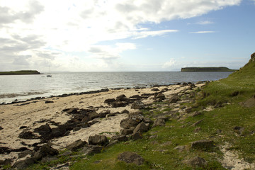 Fototapeta na wymiar Beach in Scodland.