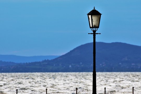 Old Lamp On The Beach