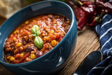 Mexican chili con carne.