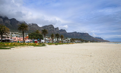 Fototapeta na wymiar Camps Bay in Kapstadt, Südafrika