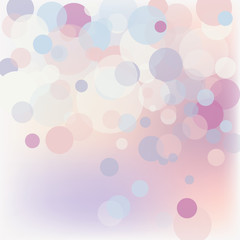 Vector, delicate, abstract background with circles