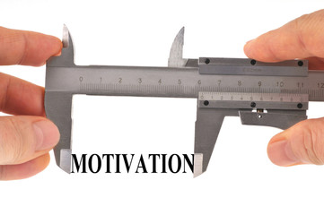 Mesure de la motivation au pied à coulisse 