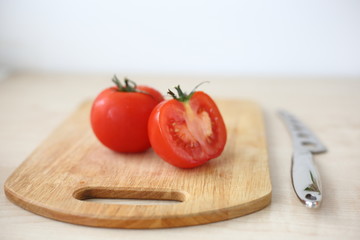 the tomato on the Board