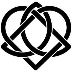 Celtic pattern. Element of Scandinavian or Celtic ornament