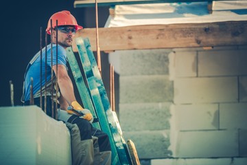 Resting Caucasian Worker