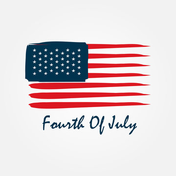 fourth of july usa flag