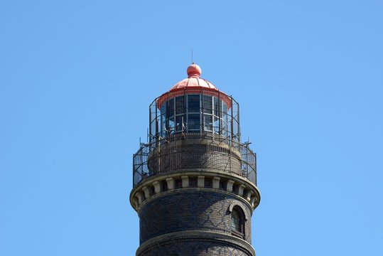 Kopf gro&szlig;er Leuchtturm Borkum