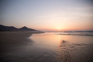 Sonnenuntergang auf Fuerteventura, Kanaren