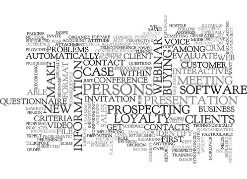 BEST PRACTICES FOR ECRM TEXT WORD CLOUD CONCEPT
