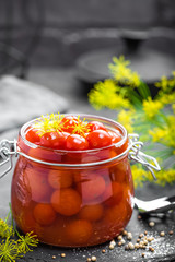 Marinated tomatoes