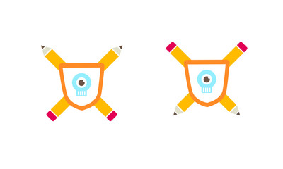 pencil logo icon concept